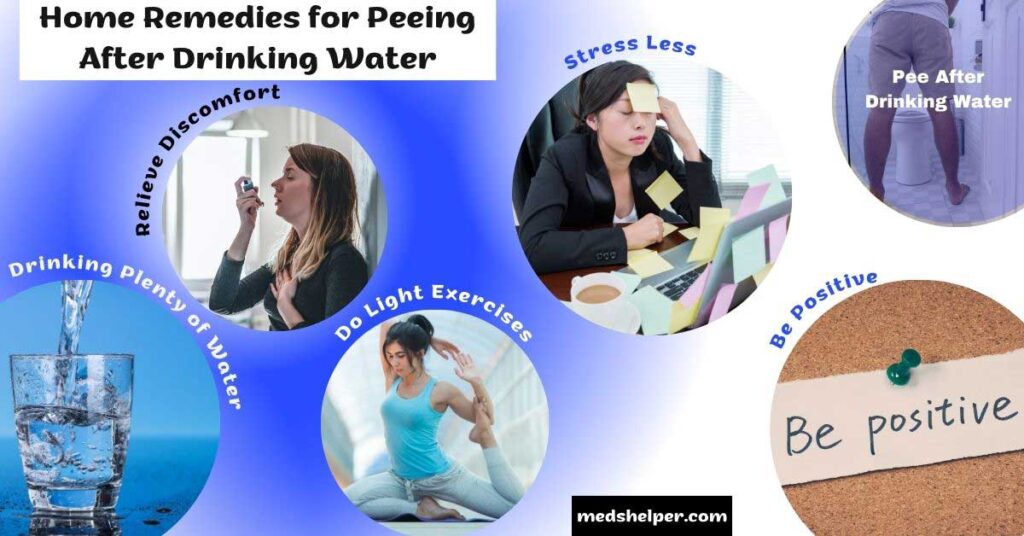 Home Remedies for Peeing After Drinking Water